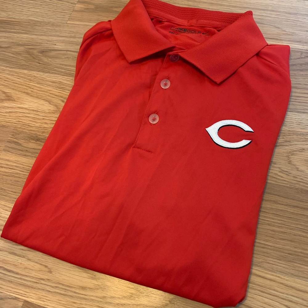 Nike Cincinnati Reds Golf Polo